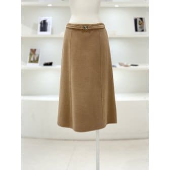 듀엘 [여주점] 여성 캐시미어 블렌디드 A라인 스커트 (L254PSD501)