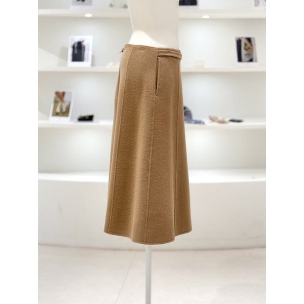 [여주점] 여성 캐시미어 블렌디드 A라인 스커트 (L254PSD501)