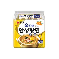 농심 순하군 안성탕면 40봉[33651139]