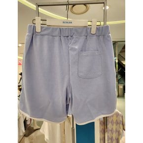 23B0754 BL 3 5부 랍바 배색 셋업 바지