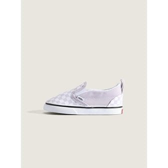 반스 [반스 공식] 토들러 슬립온 벨크로 컬러띠어리 체커보드/ VN000D0SEMY1