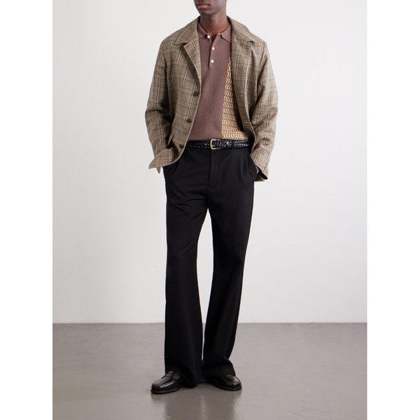 빔스 자카드 니트 라미 코튼 블렌드 폴로 셔츠 46376663162982548