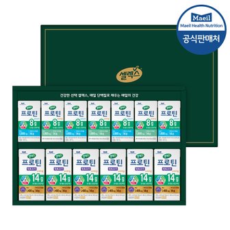 셀렉스 프로틴 음료 종합세트 1호(락토프리190ml 6팩+프로틴오리지널125ml 3팩+프로틴로우슈거12