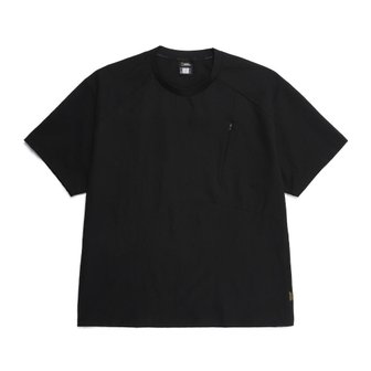 내셔널지오그래픽 [여주점] N252MTS350 마이크로 에어닷 세미오버핏 반팔 티셔츠 CARBON BLACK