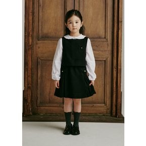 BA54ZS01BK 블랙 트위드 트윈셋트 점퍼스커트