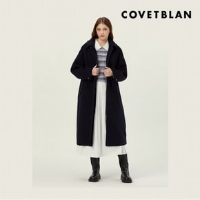 [COVETBLAN] 후드스타일 핸드메이드 롱코트(V228MCT206W)