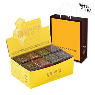  화과방 큐빅 영양갱(40g x 24개입) +쇼핑백