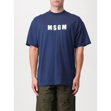 MSGM 엠에스지엠 24 로고 프린트 반팔 티셔츠 3640MM128 247002 89