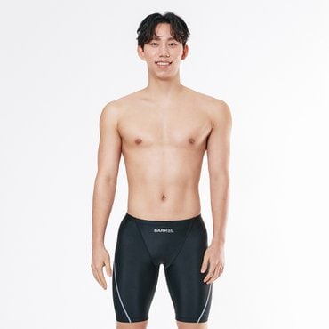 배럴 맨 에센셜 4부 재머 수영복 블랙 (B5SMSMS101BLK)