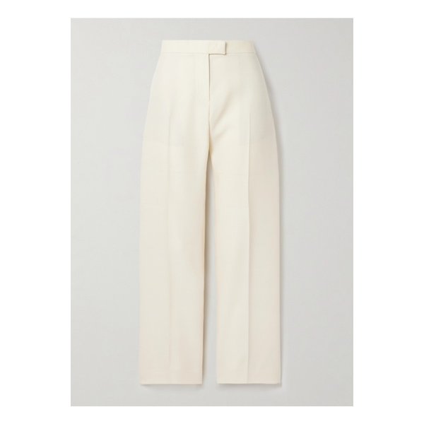 케이트 콜른 울 실크 혼방 크레이프 스트레이트 팬츠 크림 46376663162859306