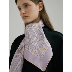 Montre Square Silk Scarf 90 - Violet