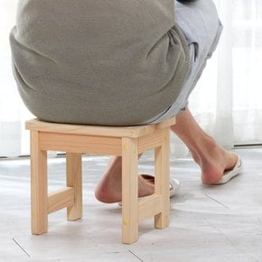 편백나무 다용도 욕실의자