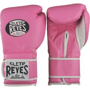 미국 클레토 레예스 복싱글러브 CLETO REYES Hook Loop Boxing Training Gloves Pink 14 oz 1557