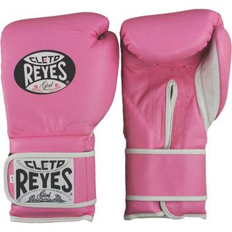  미국 클레토 레예스 복싱글러브 CLETO REYES Hook Loop Boxing Training Gloves Pink 14 oz 1557