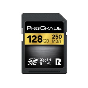 [ProGrade] 프로그레이드 128GB SD 메모리카드 SDXC UHS-II V60 250MB/s