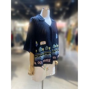 [여주점] 포인트 자수 니트 블라우스 (BABL09441)