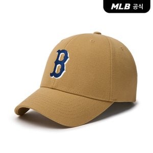 MLB [코리아공식]바시티 미디움로고 스트럭쳐 볼캡 BOS (D.Beige)