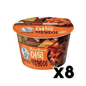 미정당 어묵떡볶이 즉석용기컵 346g x 8개