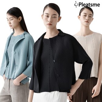 플리츠미 (26SS 최신상 신세계 단독!) 시그니처 플리츠 재킷 셋업