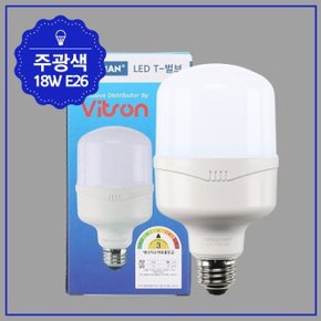 T벌브 LED MEGA 18W 주광 KS (WE1F59F)