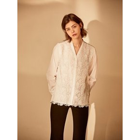 LACE SHIRT_WH