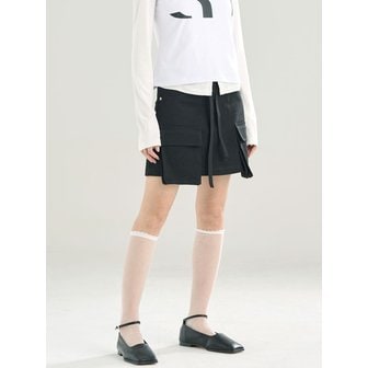 서니드 CARGO SKIRT (BK)