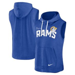 [해외] 976948 나이키 NFL팀 후드 맨투맨 집업 Los Angeles Rams Nike Sleeveless Pullover Hood