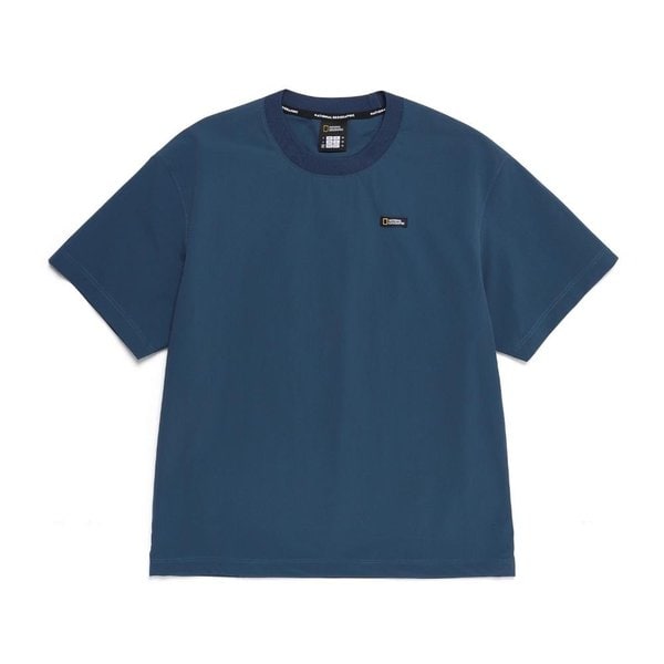 [여주점] N252UTS140 아델리 경량 우븐라운드 반팔 티셔츠 TURQUOISE