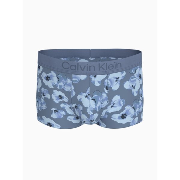 남성 CK 블랙 프린트 로우 라이즈 트렁크_NB44222K4