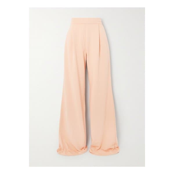 플리츠 코튼 저지 와이드 트랙 팬츠 피치 1647597356816812