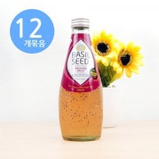 웰 바질시드 드링크 패션푸르트향 290ml x12개