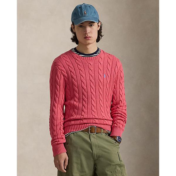 남성 케이블 니트 코튼 스웨터(MNPOSWE16822657600)