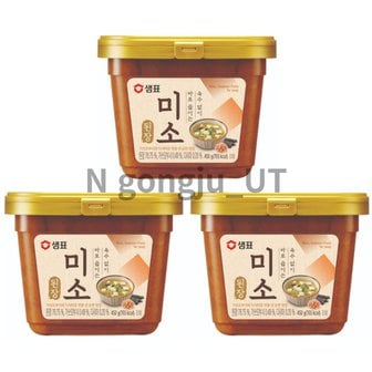  샘표 육수없이 바로 끓이는 순한 미소 된장 450g 3개