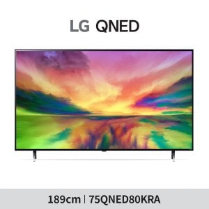 LG (m)75QNED80KRA QNED 75인치 TV 189cm(+LG  사운드바 SP2)