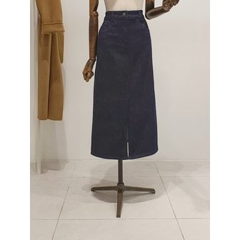 ZOOC [파주점] 쥬크 주크 진청 밑단슬릿 데님 스커트 V261PSD911