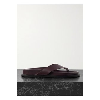 ST. AGNI 세인트 아그니 가죽 플립플랍 버건디 46376663162850970