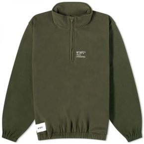 WTAPS 더블탭스 33 쿼터 집 플리스 - 올리브 Drab 232ATDT-CSM33-OD