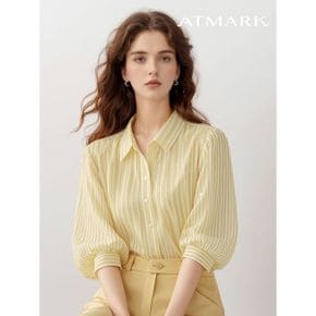 ATMARK 벨퍼프7부블라우스 AA51BL029G_P390770827