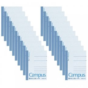 코쿠요(KOKUYO) 노트 캠퍼스 노트 A7 B괘 30장 20권 세트 노-242BNX20