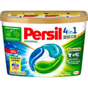  퍼실 Persil 유니버셜 캡슐 세탁 세제 4in1 디스크 20WL, 500g