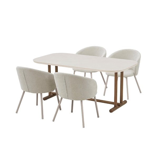 알로 LDK 세라믹테이블 세트 체어/일반형 160cm