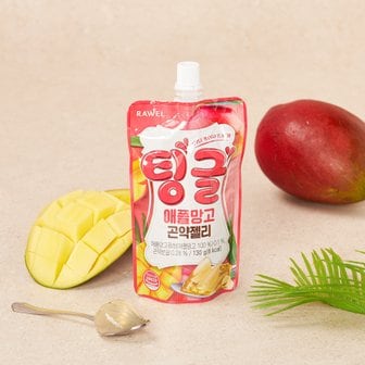 로엘 팅글 6kcal 곤약젤리 애플망고맛 130g 1팩