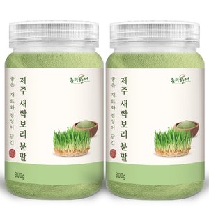 동의한재 제주 새싹보리 분말 가루 300g x 2개