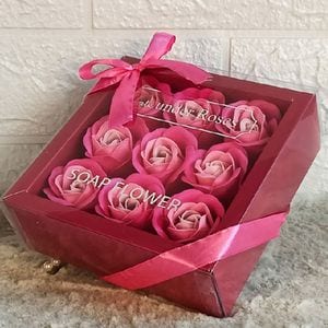 오너클랜 장미꽃 상자 선물 9송이 비누 기념일 발렌타인 졸업식