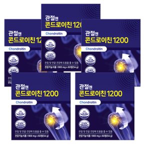 관절엔 콘드로이친 1200 900mg x 60정 x 5박스 SJ