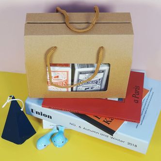 제이큐 접이식 투명창 상자 선물 박스 포장 케이크 케이스 싸 X ( 10매입 )
