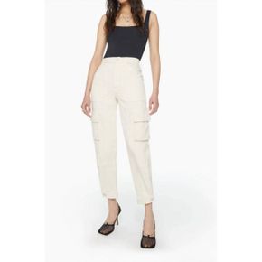 5326058 Mother Curbside Cargo Flood Pant In Eggnog