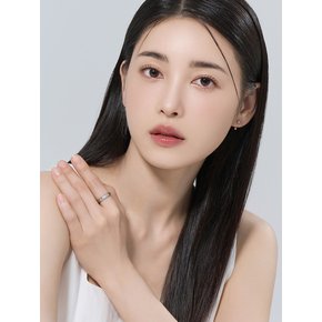 투웨이 더블 볼 포인트 귀걸이