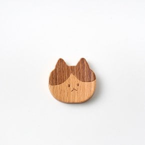 L 우리집 뚱냥이 우드 젓가락받침 귀염냥