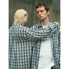 Multi Chenille Check Long Sleeve Shirt  Grey (MS5264A283)